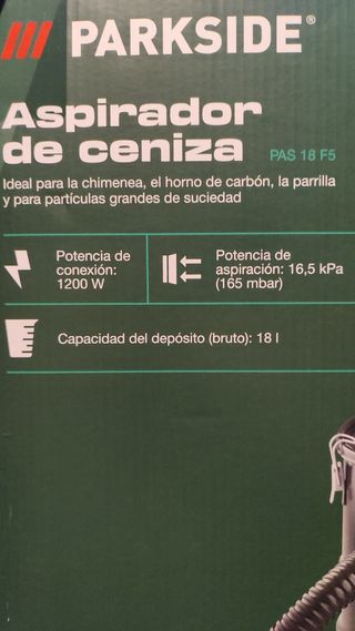 Aspirador de cenizas