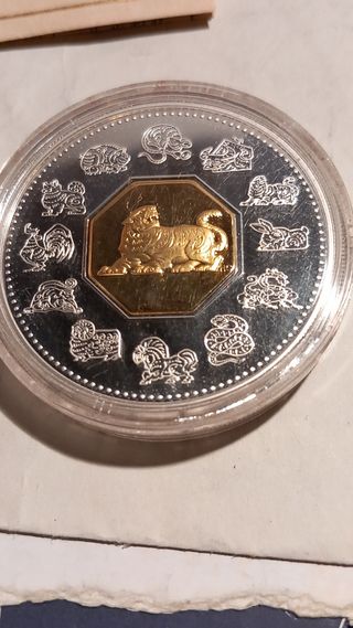 Moneda de 15 dólares Canadá 