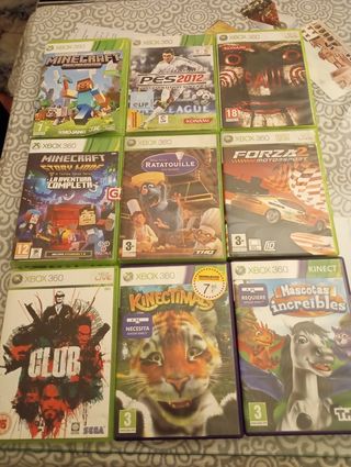 Consola Xbox 360,.kinect y juegos 
