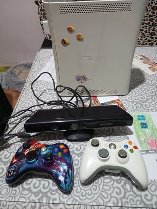 Consola Xbox 360,.kinect y juegos 