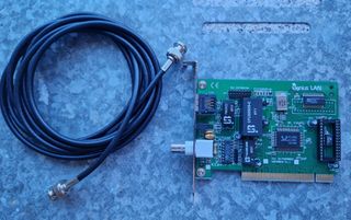 Tarjeta pci ethernet bnc cable coaxial.