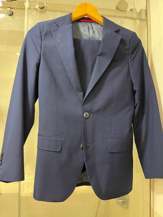 Conjunto americana de niño color azul marino