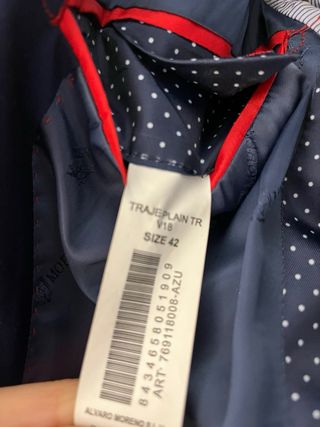 Conjunto americana de niño color azul marino