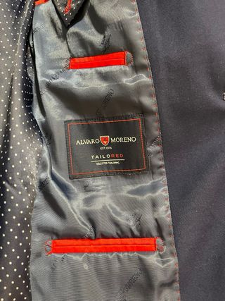 Conjunto americana de niño color azul marino