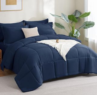 5 piezas de cama 150 tamaño queen , color azul