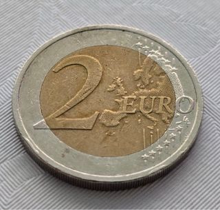 Moneda de 2 euros Holanda 2011 conmemora Erasmus