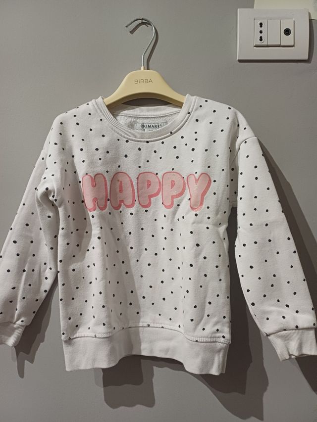 Felpa bambina 5/6 anni