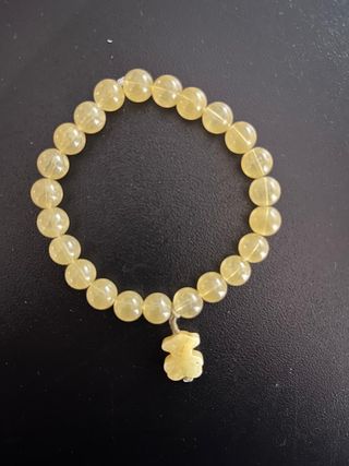 SIETE Pulseras elásticas de perlas y piedras