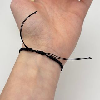 Pulsera macrame de oro blanco 18kt