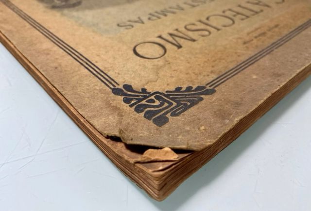 Libro “Catecismo en Estampas” año 1908. Grabados