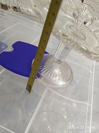 Frutero cristal antiguo