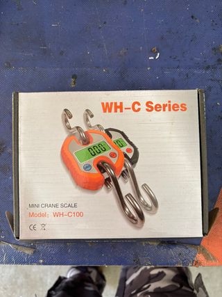 Báscula con gancho