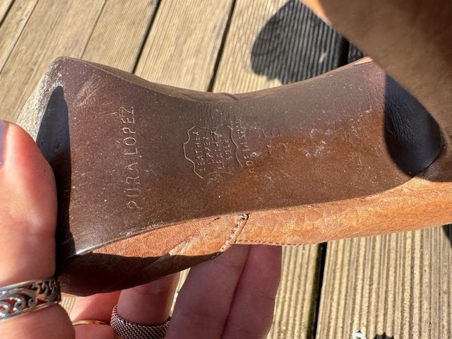 Lote 2 pares tacones t.35