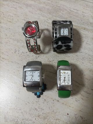 Pack 4 relojes 