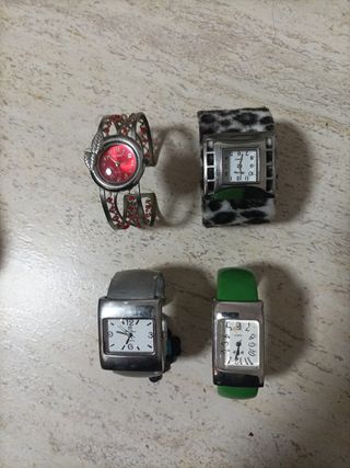 Pack 4 relojes 