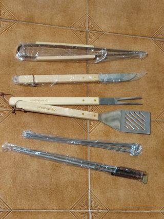 Kit utensilios barbacoa