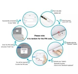 Excelente teclado ultrafino inalámbrico Bluetooth