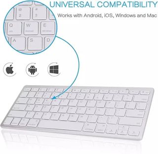 Excelente teclado ultrafino inalámbrico Bluetooth
