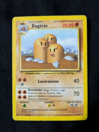 Dugtrio 19/102 Base Set Pokémon TCG