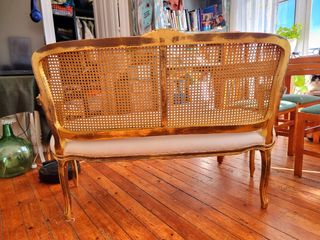 Sofa de anticuario tipo Luis XV