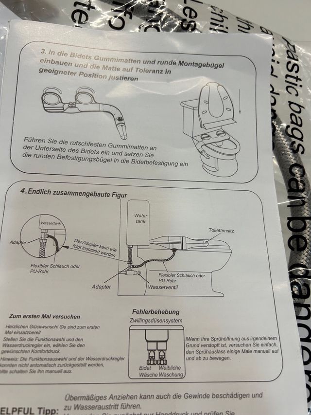 MECANISMO ASIENTO DE INODORO BIDE  NUEVO
