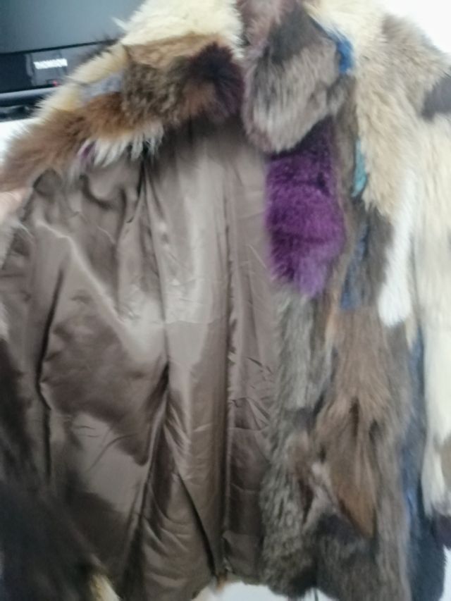 Chaquetón de pelo auténtico