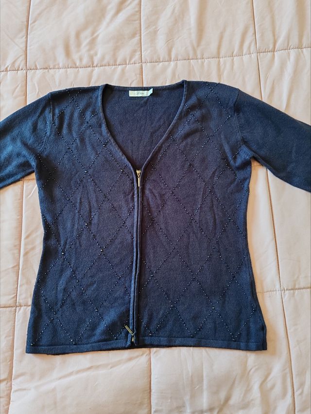 Pullover donna di lana taglia L XL