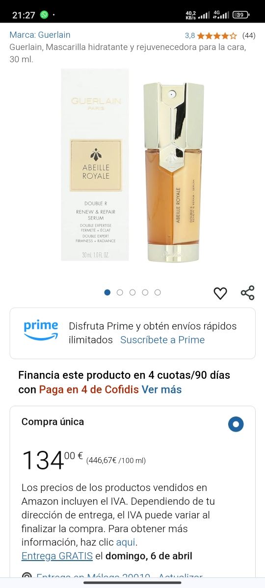 ABEILLE ROYALE CONTORNO OJOS