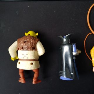 Muñecos toy story y shrek