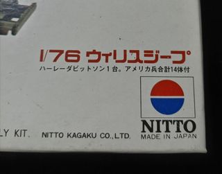 Kit de maqueta escala 1:76 NITTO Japan