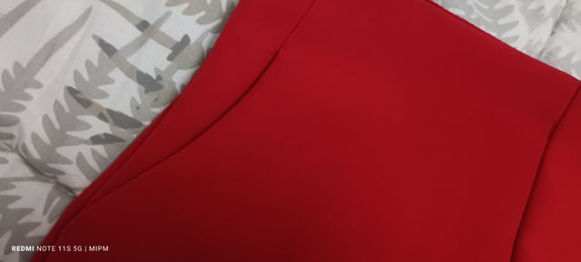 Short talle alto mujer rojo