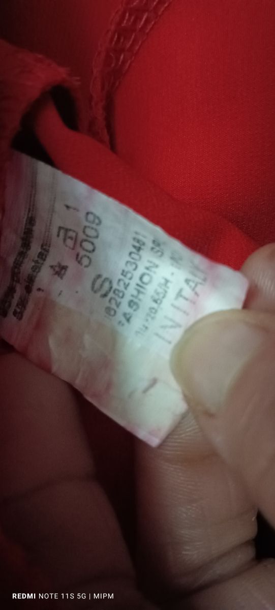 Short talle alto mujer rojo