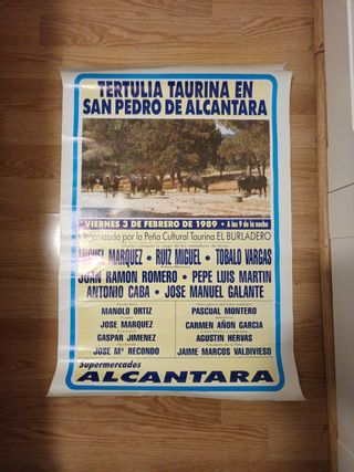 Cartel antiguo 