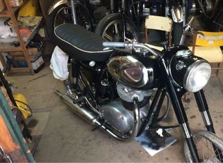 Moto clasica BSA