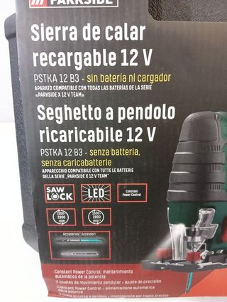 Sierra Caladora Batería 12V PARKSIDE 