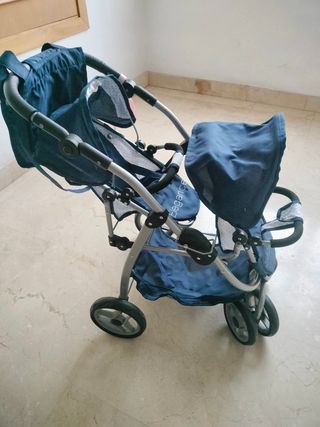 Carrito gemelos juguete