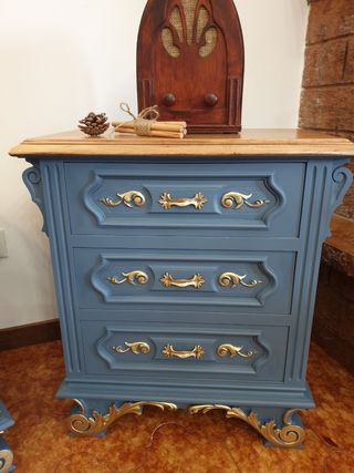 COPPIA COMODINI LEGNO MASCELLO