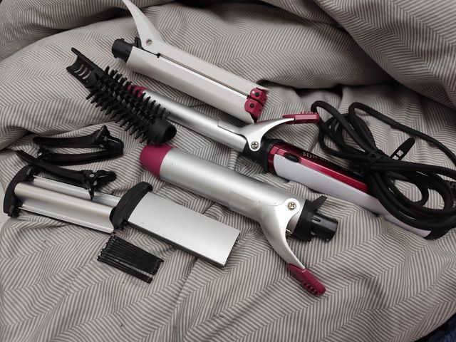 Plancha Babyliss París con accesorios