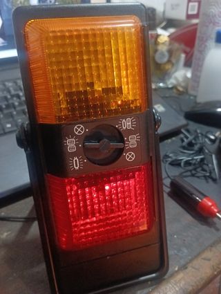 Lampara fluorescente uso coche camping