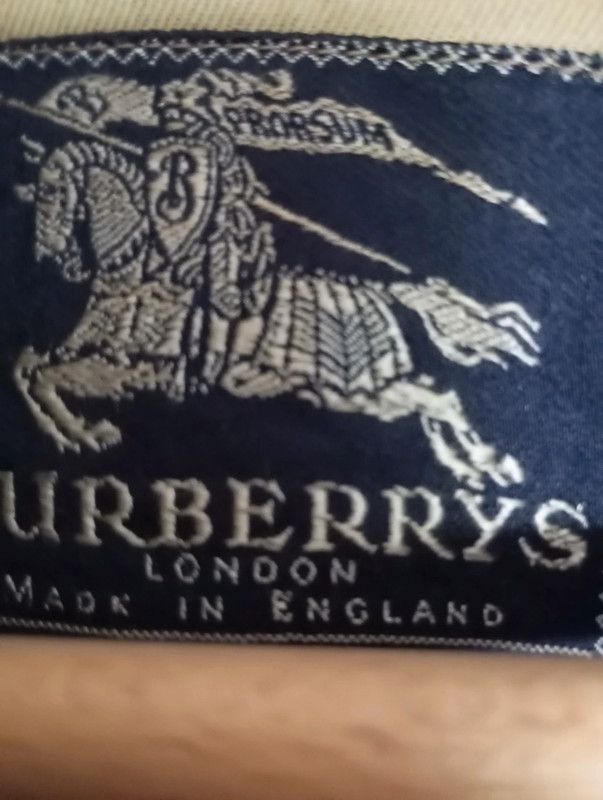 Burberry trench unisex colore panna