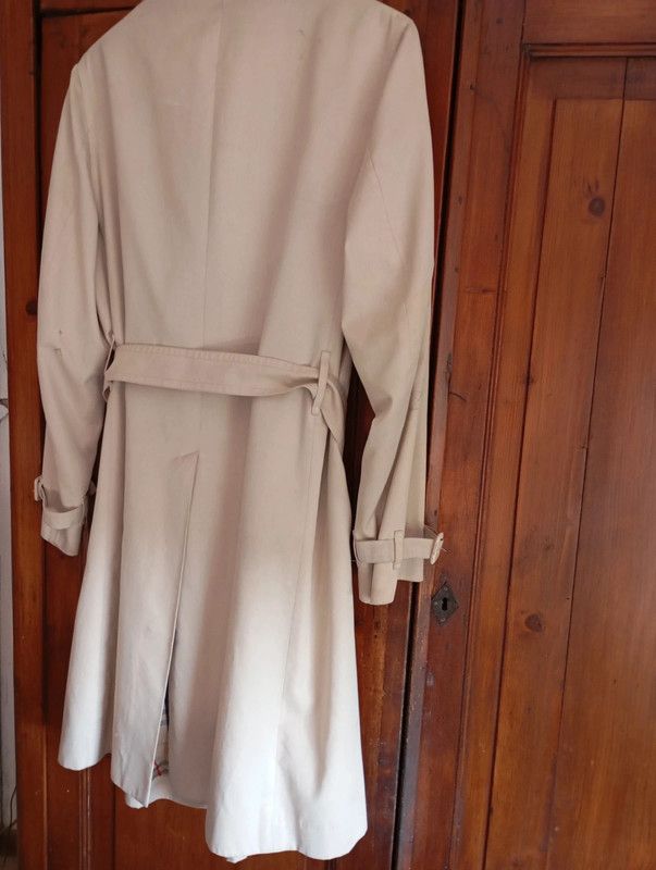 Burberry trench unisex colore panna