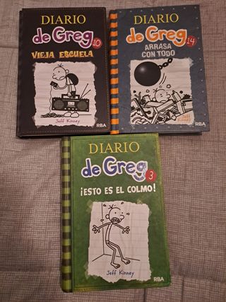 Diario de Greg. Lote de 3 libros