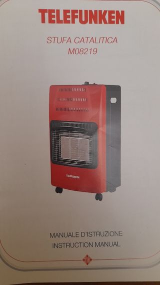 Stufa x bombola gas gpl metano catalitica telefunk