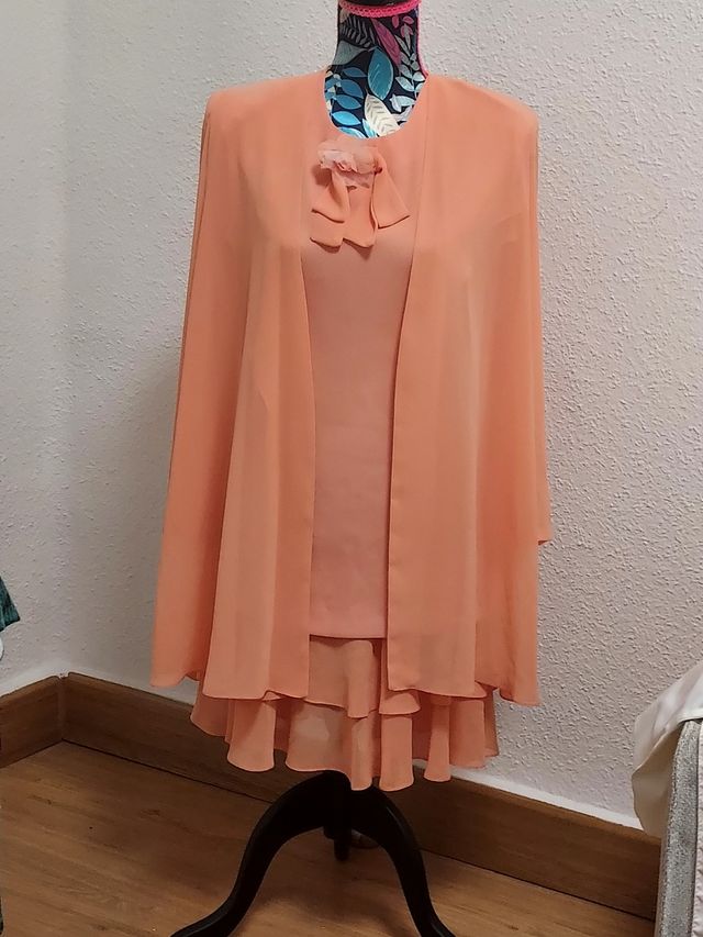 Traje de ceremonia vestido con chaqueta