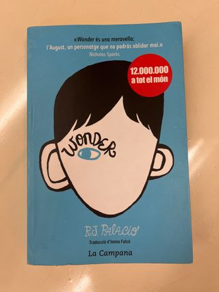 Libro Wonder en Catalán