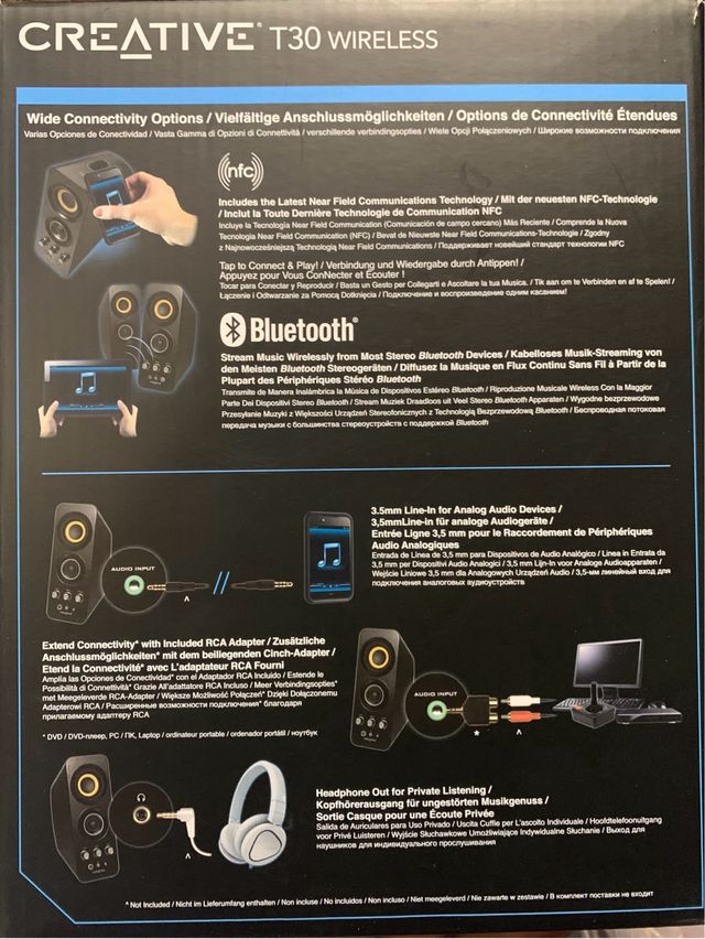 Altoparlanti Bluetooth Creative T30