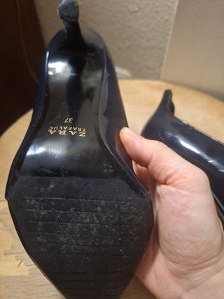 Zapatos zara tacón 