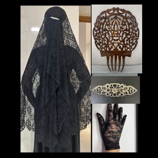 Conjunto de mantilla