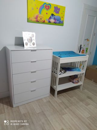 Pack cuna , minicuna y cambiador