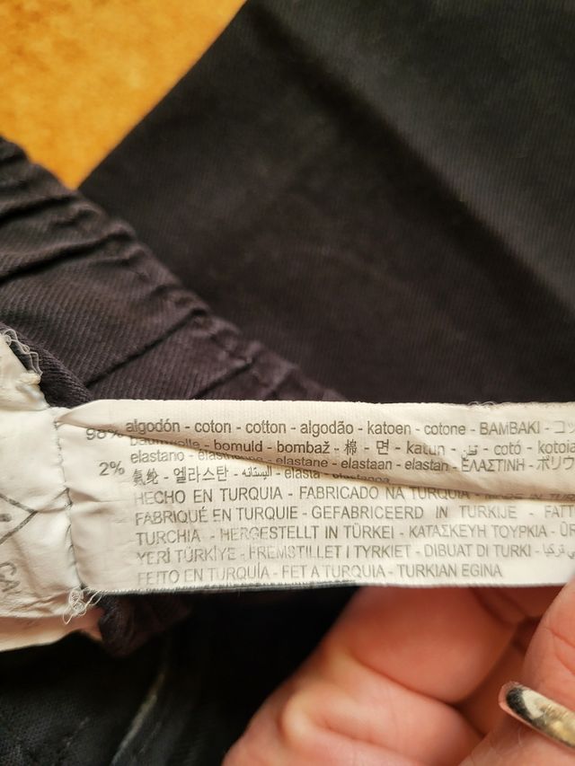 Pantaloni neri Bershka 